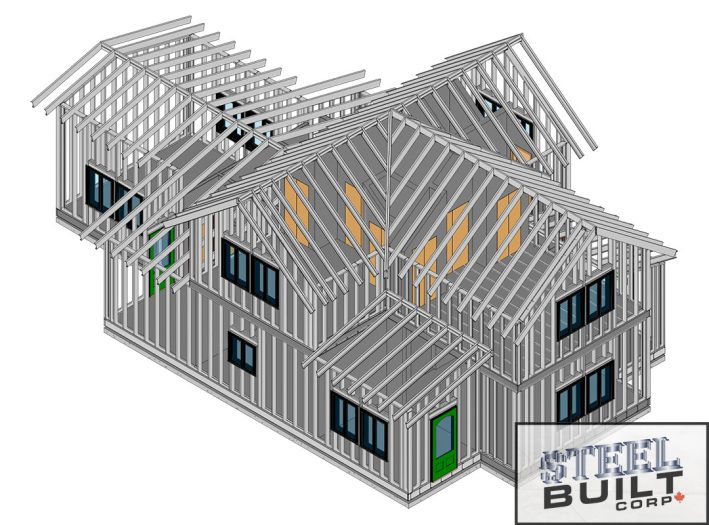 Metal frame barndominium schematics